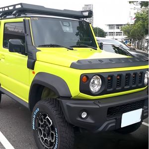 Apto para Suzuki Jimny JB64JB74 de 2019 a 2021. Una tira decorativa elevada para la entrada de aire en el capó negro del motor. - Product Image 4