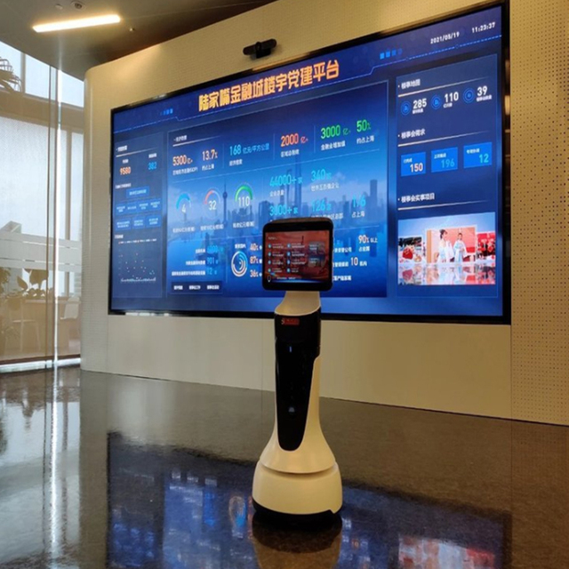 AI New 2025 Unmanned Commercial Errand Delivery Service Robot Restaurant Delivery Intelligent Robot