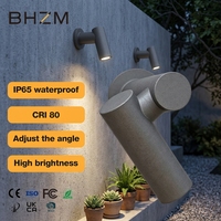 Lampe murale LED cylindrique, abat-jour en verre, étanche IP65, pour extérieur, jardin, cour, décorations, 3W, éclairage de jardin, fourniture d'usine
