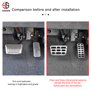 Pedali auto acceleratore di Gas freno frizione poggiapiedi copertura per Hyundai Ix25 Creta Accent Verna Solaris per <span class=keywords><strong>Kia</strong></span> <span class=keywords><strong>Rio</strong></span> Soul K2 KX3 - Product Image 3