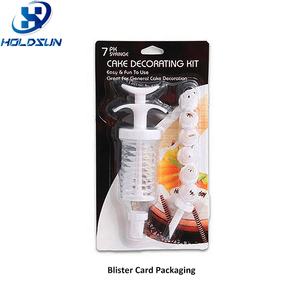 पर्यावरण के अनुकूल खाद्य सामग्री केक सजावट के लिए पेन 8-टिप्स कपकेक को सजाने के लिए इंजेक्टर बेकिंग टूल - Product Image 6