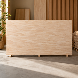 Tablero de madera Fingger Joint combina el atractivo de la veta natural con una resistencia confiable para las necesidades profesionales de fabricación de muebles. - Product Image 1