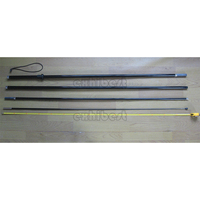 Poteau de stabilisateur de fibre/fibre de verre, poteaux de 4.5M 5M 6M