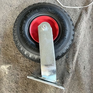 10-Zoll-Schwenkkarren mit Pneumatischem Gummirahmen 10 Zoll aufblasbare industrielle Schwenkkarren aus Gummi - Product Image 4