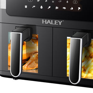 HALEY 2000W 8 <span class=keywords><strong>Litres</strong></span> Four <span class=keywords><strong>Friteuse</strong></span> Avec <span class=keywords><strong>2</strong></span> Paniers Indépendants Friteuses à Air Intelligentes Vente à Chaud pour Usage Domestique - Product Image 4