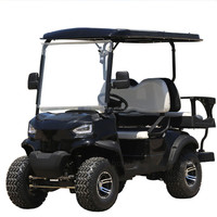 Voiturette de golf électrique personnalisable de haute qualité pour 3 à 4 passagers, alimentée par batterie 48V 72V 96V, idéale pour le tourisme