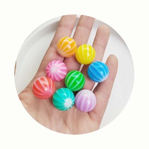 Boules de bonbons en résine multicolores, bonbons à la pastèque, bonbons ronds arc-en-ciel DIY, nourriture miniature pour maison de poupée, petite idée cadeau pour enfants G - Product Image 5