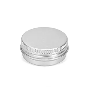 Rỗng Bạc Mỹ Phẩm Bao Bì Container 15 Grams Kem Nhôm Jar Cho Mỹ Phẩm