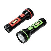 Lampe torche LED de secours robuste avec lumière latérale COB, double éclairage, protection contre les surcharges, portable, pour situations d'urgence