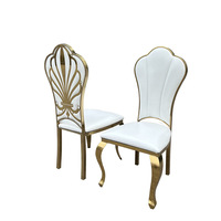 Chaise de banquet pliable moderne de luxe léger en acier inoxydable, dossier croisé en bois massif, ergonomique, réglable et pivotante, vente en gros