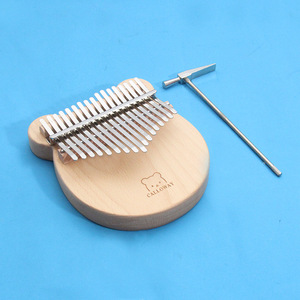 Kalimba Moderna Portatile Leggera in Legno Massello a 17 Tasti - Strumento Musicale Tipo Tastiera - Product Image 2