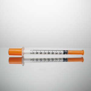 <span class=keywords><strong>Jeringa</strong></span> <span class=keywords><strong>de</strong></span> <span class=keywords><strong>Insulina</strong></span> Desechable Médica <span class=keywords><strong>de</strong></span> 1 ml con Aguja Regular, U-40/U-100, Esterilizada con Óxido <span class=keywords><strong>de</strong></span> Etileno - Product Image 3