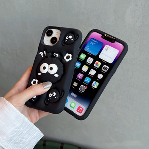 <span class=keywords><strong>Coque</strong></span> de téléphone en silicone artisanal en époxy antichoc avec motif de dessin animé 3D d'<span class=keywords><strong>anime</strong></span> japonais pour 14 13 12 <span class=keywords><strong>11</strong></span> <span class=keywords><strong>Pro</strong></span> Max - Product Image 3