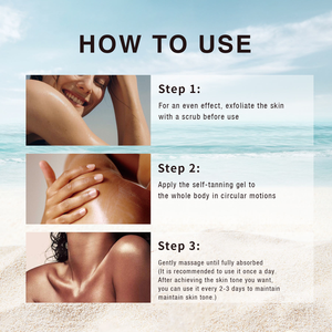 Crema Idratante Abbronzante Intensiva Leggera per un'Abbronzatura Naturale Profonda per Viso, Corpo e <span class=keywords><strong>Gambe</strong></span> - Product Image 3