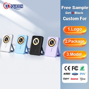 Batería Externa Magnética Portátil Personalizada de 10000mAh con Carga Rápida, Soporte para Batería Móvil Inalámbrico para Exteriores con Batería de Litio-Polímero - Product Image 2