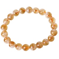 Accessoire de bijouterie en cristal de tour jaune naturel, perles tendance pour bracelet pour femme, vente en gros d'usine