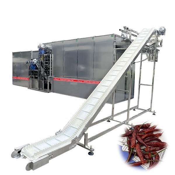 Conveyor Mesh Belt Dryer Industrial Chili
