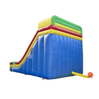 Grande glissière gonflable en PVC, 30 pieds, nouveau, grande curseur d'escalier sèche