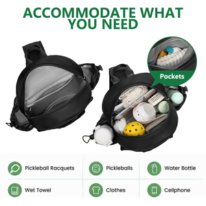 <span class=keywords><strong>Mochila</strong></span> para Raqueta de Tenis, Bolsa Bandolera para Pickleball, <span class=keywords><strong>Mochila</strong></span> Deportiva para Raquetas, para Mujeres y Hombres - Product Image 2