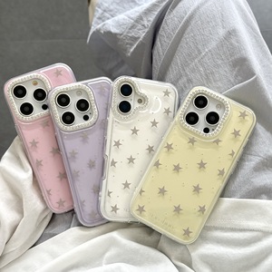 Étoile de diamant à la mode et haut de gamme adaptée à la coque de <span class=keywords><strong>téléphone</strong></span> IPhone16promax Apple 15pro paquet complet 14 célébrité <span class=keywords><strong>Internet</strong></span> - Product Image 1