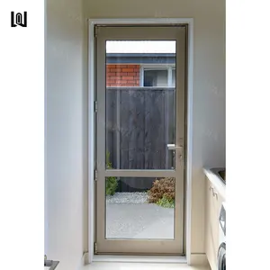 Minimalist design bathroom house interior aluminum door 36 x 80 aluminum glass single door modern aluminum glass casement door