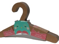 Cintres en carton écologiques et non toxiques personnalisés pour enfants, 330x175mm, recyclables pour la vente de vêtements pour bébés