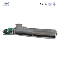 Mélangeur à pales double arbre à entretien facile avec moteur pour farine d'orge, de blé et de noix de coco, capacité 100L, 380V, acier au carbone