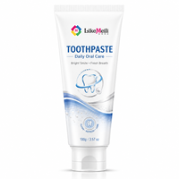 Dentifrice Bright Smile 100g – Soin buccal quotidien, haleine fraîche, sensation de bouche propre, texture onctueuse, mousse riche, soin des taches