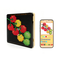 Tableau de contrôle intelligent LED 32x32 pour perles à fusionner, contrôle par application, compatible avec les perles Perler de 2,6 mm, import de photos, guide de luminescence, artisanat DIY pour adolescents et adultes