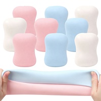 Nouvel Arrivage Transfrontalier Red-Doll Savon en Caoutchouc en Forme de Poudre Faciale, Jouet Anti-Stress Décompression Squishy, Emballé en Boîte, Direct Usine