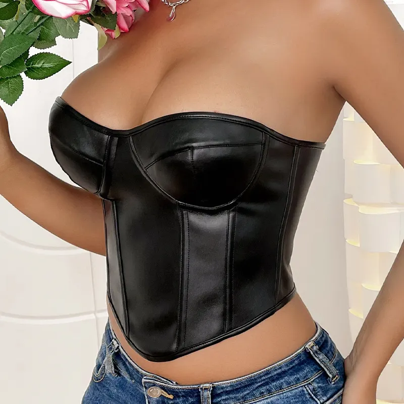 Fabrika toptan deri Up Overbust bel zayıflama deri korse bel eğitmen cinwomen korse büstiyer kadınlar için Shapewear