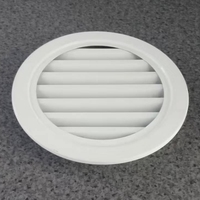 Grille de ventilation en aluminium pour système de climatisation, sortie/retour d'air pour utilisation en extérieur et dans les salles de bain, montage mural, tableau de bord pour sortie de climatisation