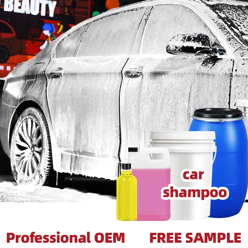 Champú de lavado de coches súper concentrado de alta calidad, champú Oem para coches, superficie sin agua de 500ml, limpieza Exterior, lavado de coches