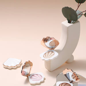 2025 personnaliser les vendeurs de surligneurs de marque privée haut pigmenté maquillage unique diamant sourcil végétalien <span class=keywords><strong>surligneur</strong></span> avec miroir - Product Image 4