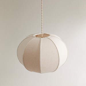 Lustre ovale de style japonais E27 à six têtes pour salle à manger, décoration intérieure, esthétique Wabi Sabi - Product Image 2