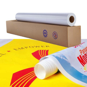 Rouleau de papier synthétique PP pour jet d'encre à encre éco-solvant/à base de colorants/pigments, imperméable, mat, auto-adhésif, matériaux pour affiches en PVC - Product Image 2