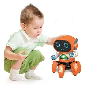 2021 Neue Fernbedienung Elektronische RC Smart Intelligent Programming Dancing Stunt Hundes pielzeug roboter