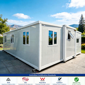 Casa Contenedor Modular Expandible de 20 y 40 Pies, con Certificación NATA y Estándares Australianos, Sin Asbesto, de 1, 2, 3, 4 y 5 Dormitorios, Aislada, Tipo Cabaña - Product Image 1