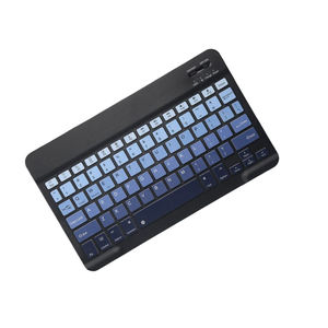 Clavier portable ultra-fin sans fil rechargeable Bluetooth pour ordinateur portable, tablette, smartphone - Product Image 1