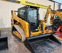 Chargeuse compacte ST230V à faible consommation de carburant pour travaux lourds, équipement de construction pour la location, démolition, préparation des terrains et travaux en bord de barrage