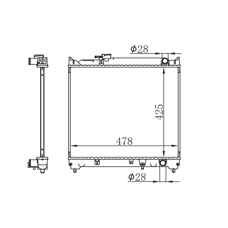 みページ 17700-56B00 Auto Radiator for SUZUKI VITARA - Quality & Warranty