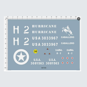 Autocollants <span class=keywords><strong>1</strong></span>/<span class=keywords><strong>16</strong></span> <span class=keywords><strong>Sherman</strong></span> M4A3 de la seconde guerre mondiale pour kits de modèles - 64140 - Product Image 1