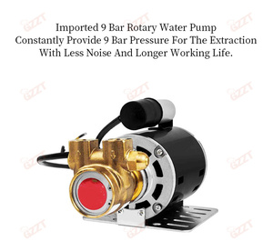 Máy bơm quay 9bar thương mại Máy pha cà phê bán tự động ba đầu Ý 1L * 3 + 12L nồi hơi nhà hàng Máy pha cà phê - Product Image 4