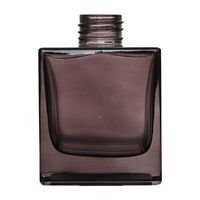 Bouteille de diffuseur de roseau en relief clair 100ml 200ml Bouteille de diffuseur d'arôme vide
