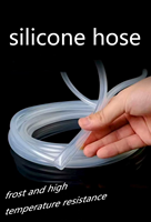 Tuyau en silicone transparent résistant aux hautes températures - Tuyau en silicone transparent flexible pour l'industrie alimentaire