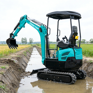 Miniexcavadora Tobeter de 1.8 Toneladas con Motor EURO 5 Certificado por la EPA, Maquinaria de Construcción de Alta Eficiencia - Product Image 6