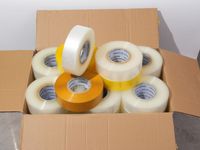 Ruban d'emballage BOPP pour la fermeture de cartons, logistique express, emballage d'entrepôt, ruban d'étanchéité pour cartons