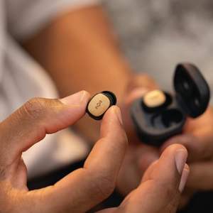 House of Marley <span class=keywords><strong>Smile</strong></span> หูฟังเอียร์บัดไร้สาย, เวลาเล่น14ชั่วโมง, ไม้ไผ่ที่ยั่งยืนและพลาสติกรีไซเคิล, ชาร์จเร็ว, - Product Image 6