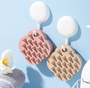 Brosse de massage du cuir chevelu en silicone One Piece pour le lavage des cheveux, relaxation de <span class=keywords><strong>la</strong></span> tête, utilisation humide ou sèche pour cheveux épais, fins ou bouclés - Product Image 4