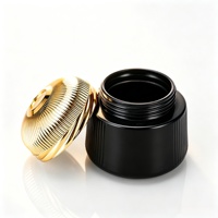 Vente en gros de pots cosmétiques de luxe personnalisables en verre vide pour crème corporelle, style Moyen-Orient Dubaï Fine Line, et pots à encens arabes